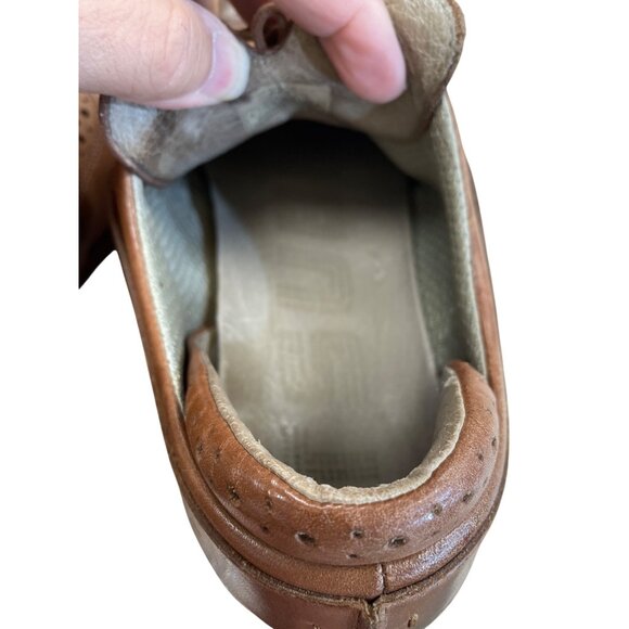 Tsubo Mens Brown Leather Cap Toe Oxford Dress Shoes Size 12 SKU 8429 - Picture 15 of 16